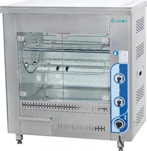 20Li Piliç Çevirme Makinesi Setüstü Tamburlu Gazlı