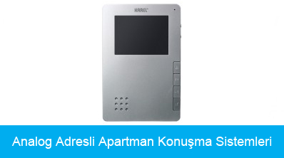 Analog Adresli Apartman Konuşma Sistemleri