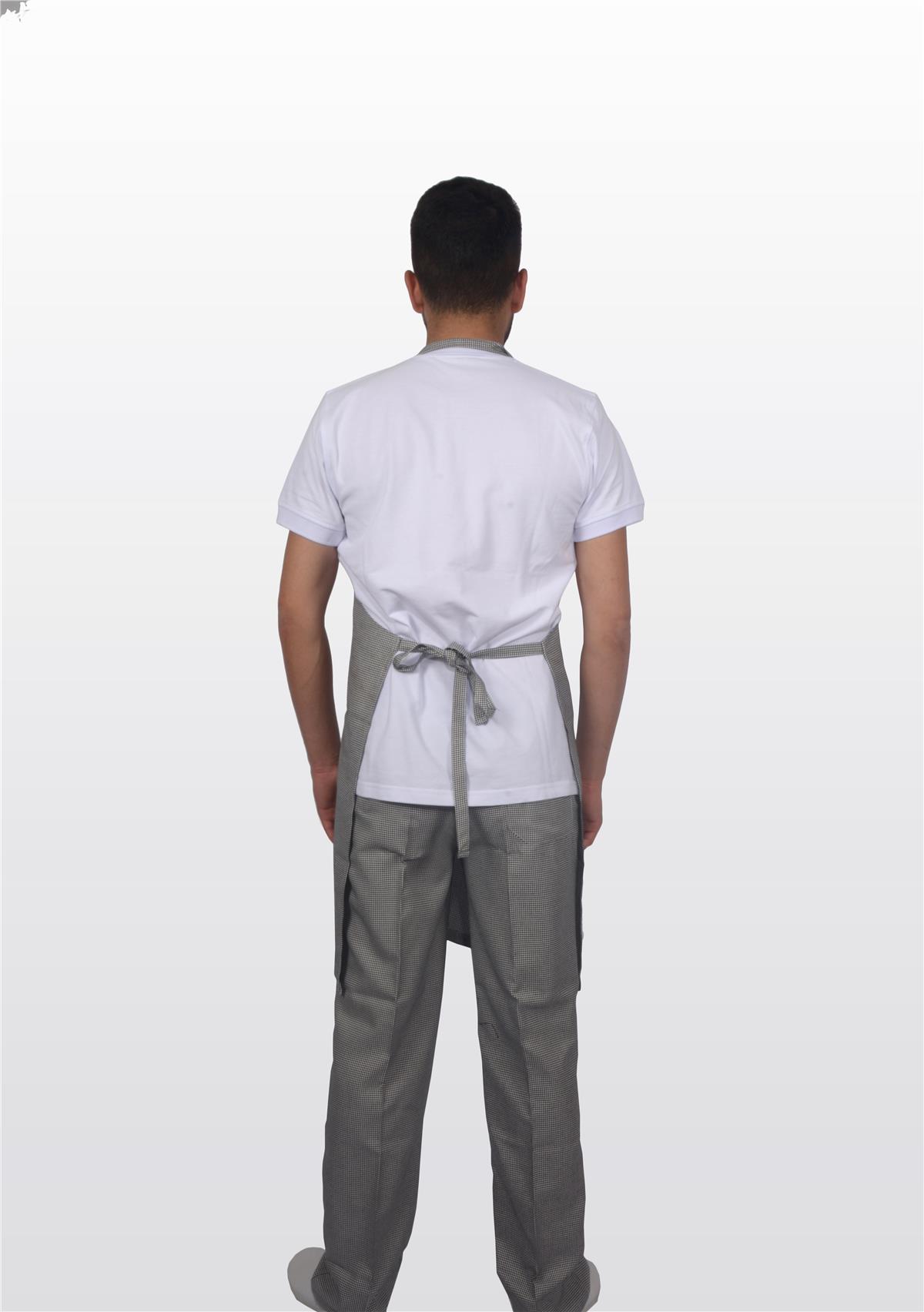 Aşcı Takım Önlük Boydan Beyaz T-Shirt