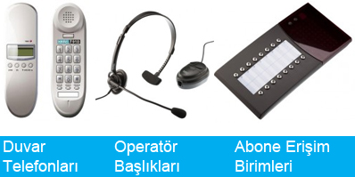 Duvar Telefonları  / Operatör Başlıkları  / Abone Erişim Birimleri