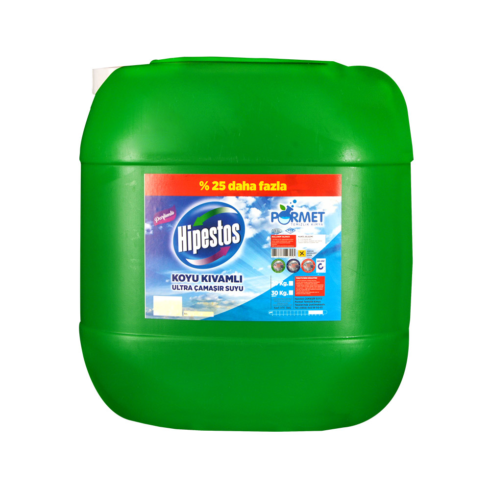 Hipestos Koyu Kıvamlı Ultra Çamaşır Suyu 30 Kg
