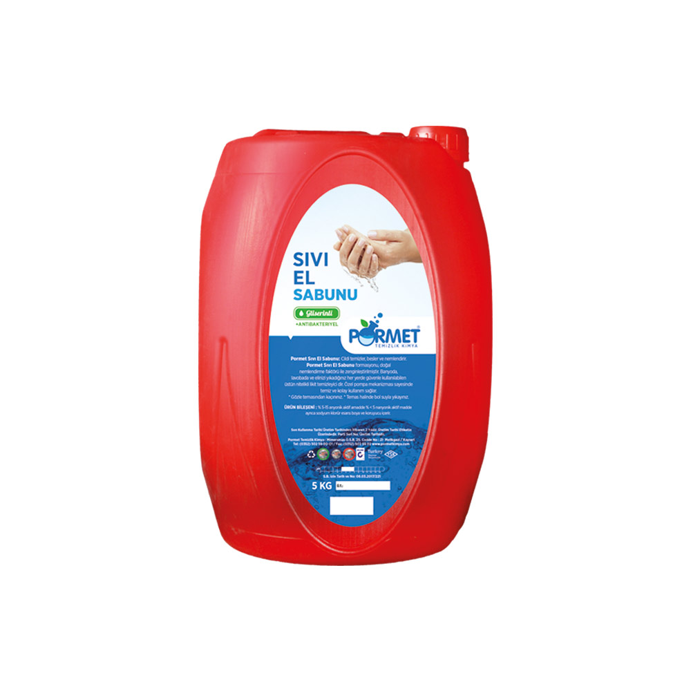Kırmızı Sıvı El Sabunu 5 Kg