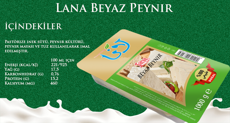 Lana beyaz peynir