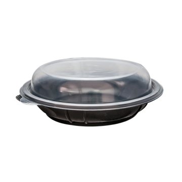 Özge - Kapaklı Siyah Salata Kasesi 1000 gr. (Sıcağa