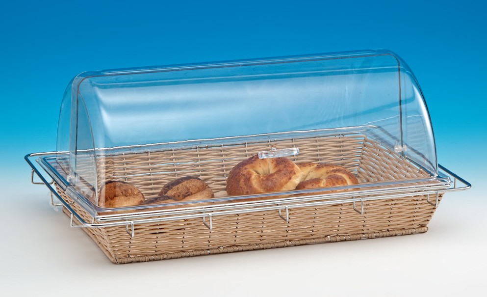 POLYCARBONAT ROLLTOP KAPAKLI TELLİ SEPET / GN 1/1